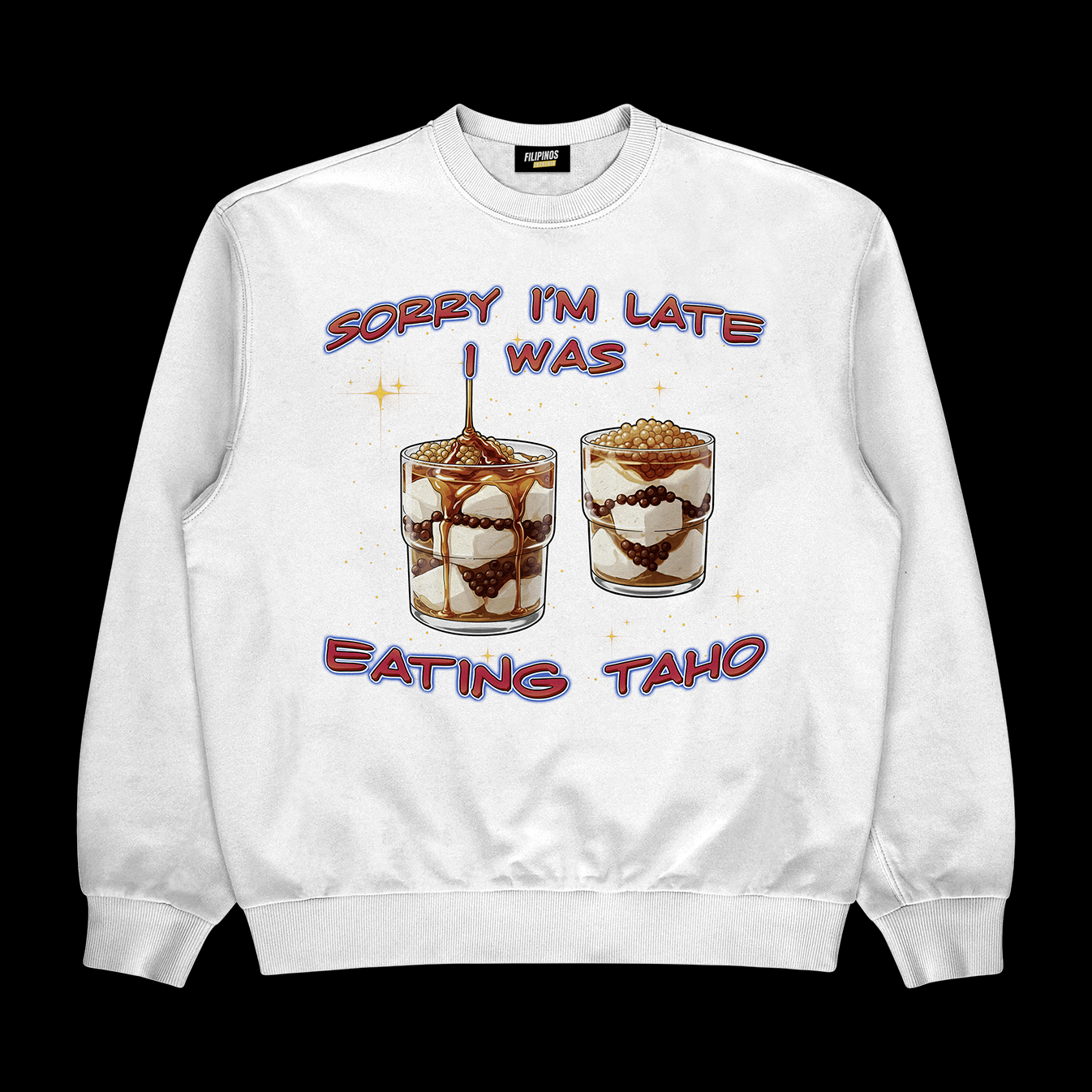 EATING TAHO - PULLOVER CREWNECK SWEATSHIRT