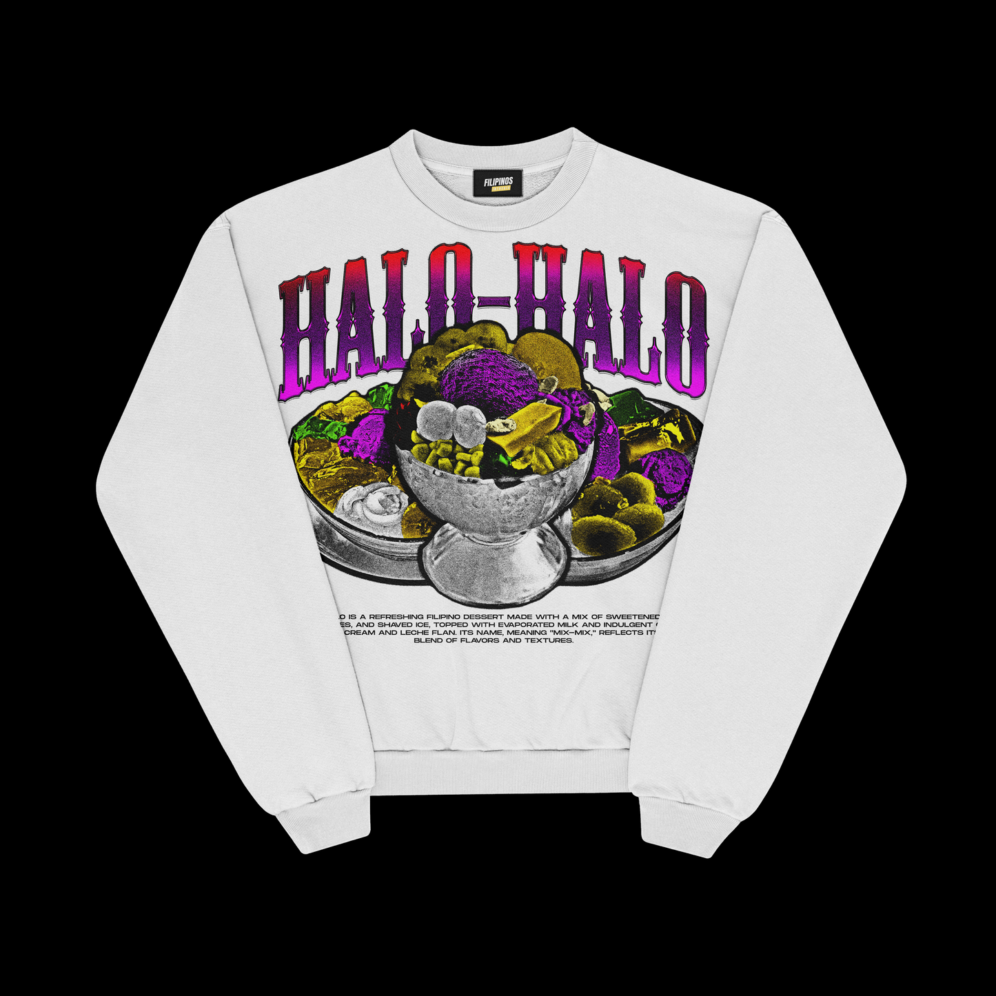 HALO-HALO – PULLOVER CREWNECK SWEATSHIRT