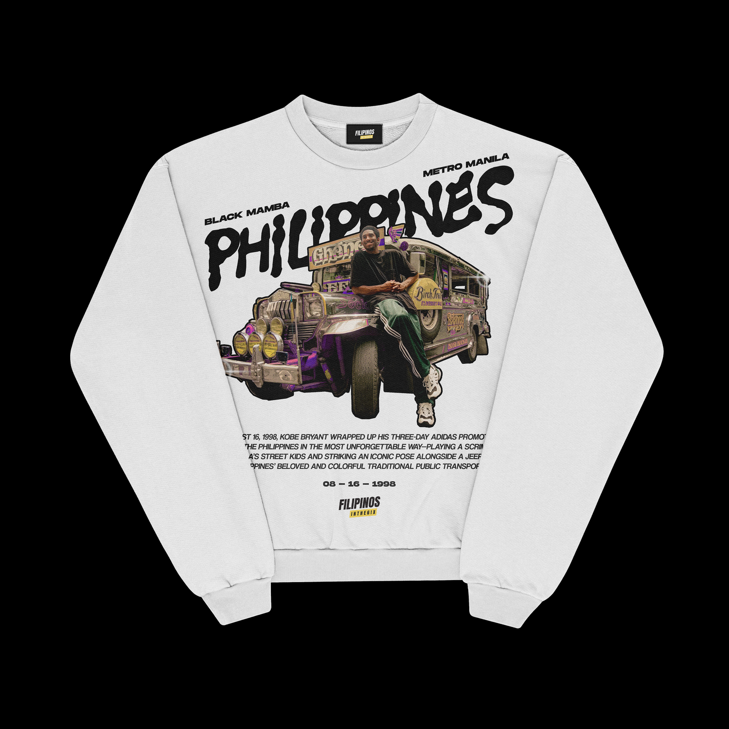 KOBE BRYANT x PHILIPPINES 1998 – PULLOVER CREWNECK SWEATSHIRT