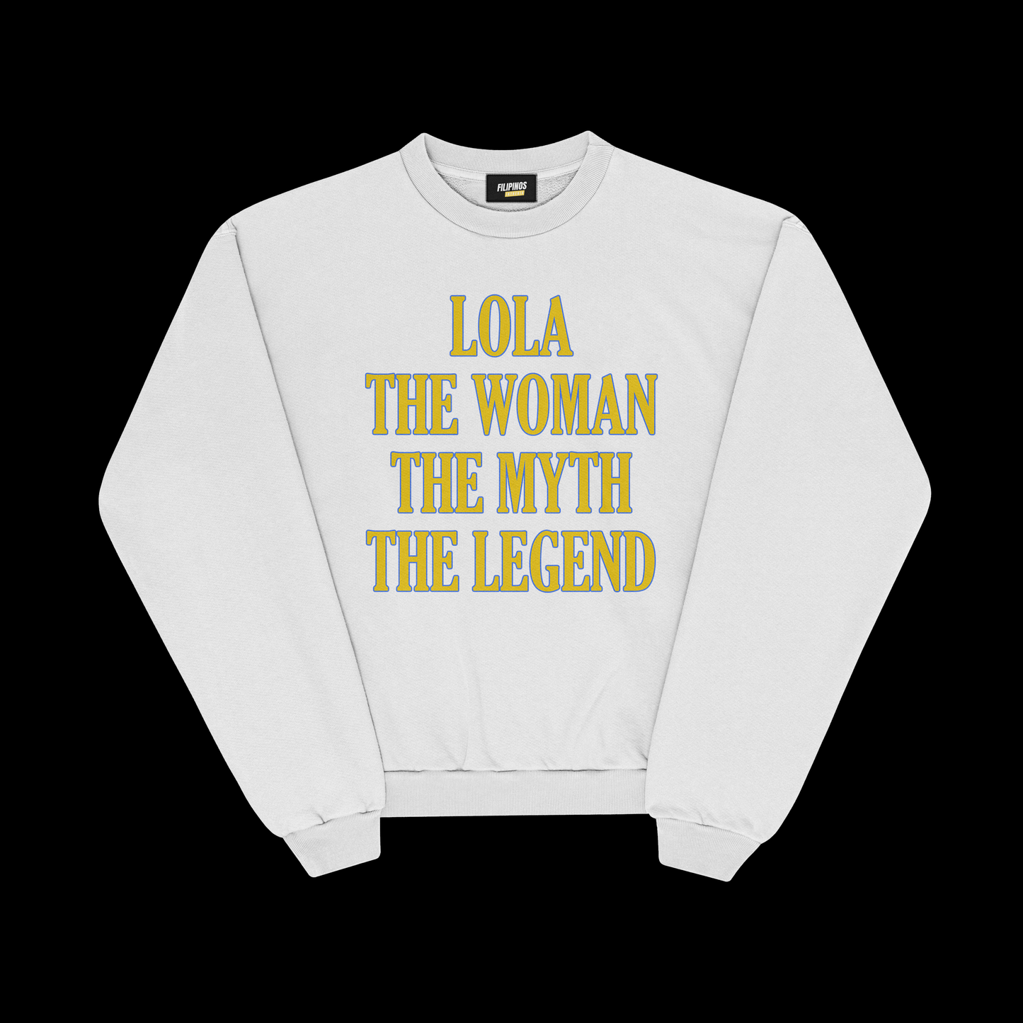 LOLA THE WOMAN THE MYTH THE LEGEND PULLOVER CREWNECK