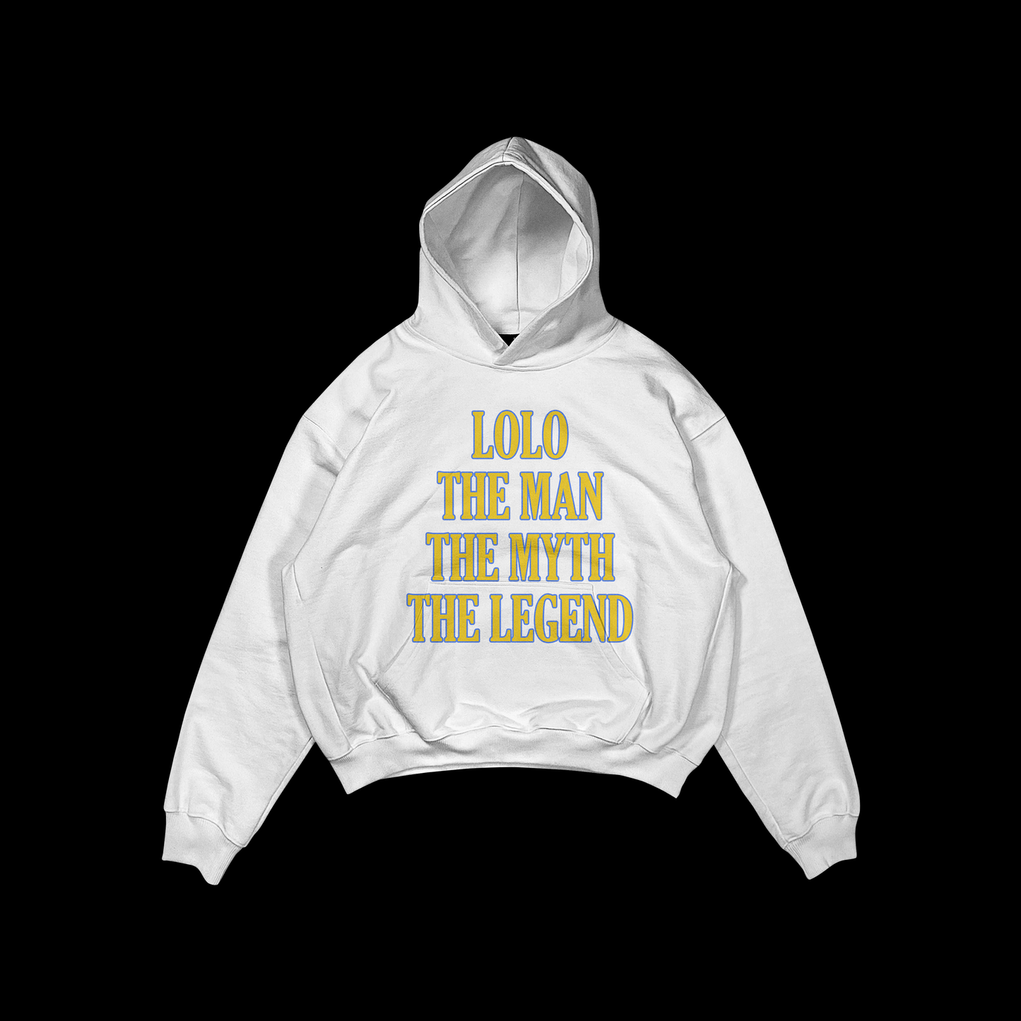 LOLO THE MAN THE MYTH THE LEGEND PULLOVER HOODIE