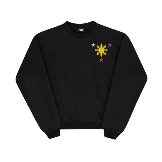 PHILIPPINE STARS PULLOVER CREWNECK