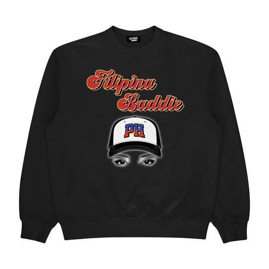 FILIPINA BADDIE – PULLOVER CREWNECK SWEATSHIRT