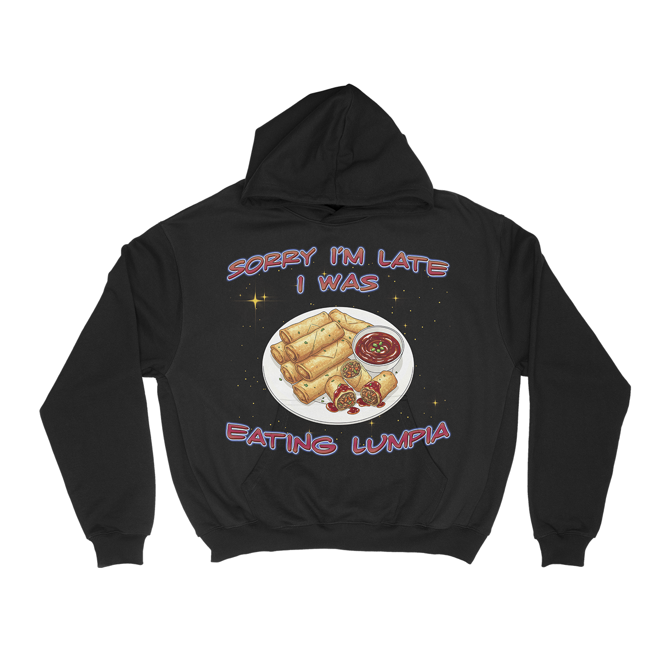 EATING LUMPIA - PULLOVER HOODIE