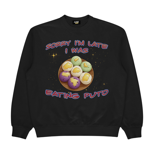 EATING PUTO - PULLOVER CREWNECK SWEATSHIRT