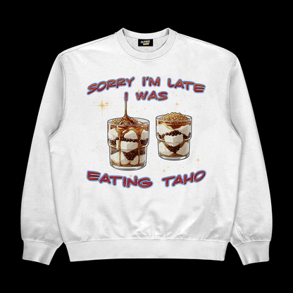 EATING TAHO - PULLOVER CREWNECK SWEATSHIRT