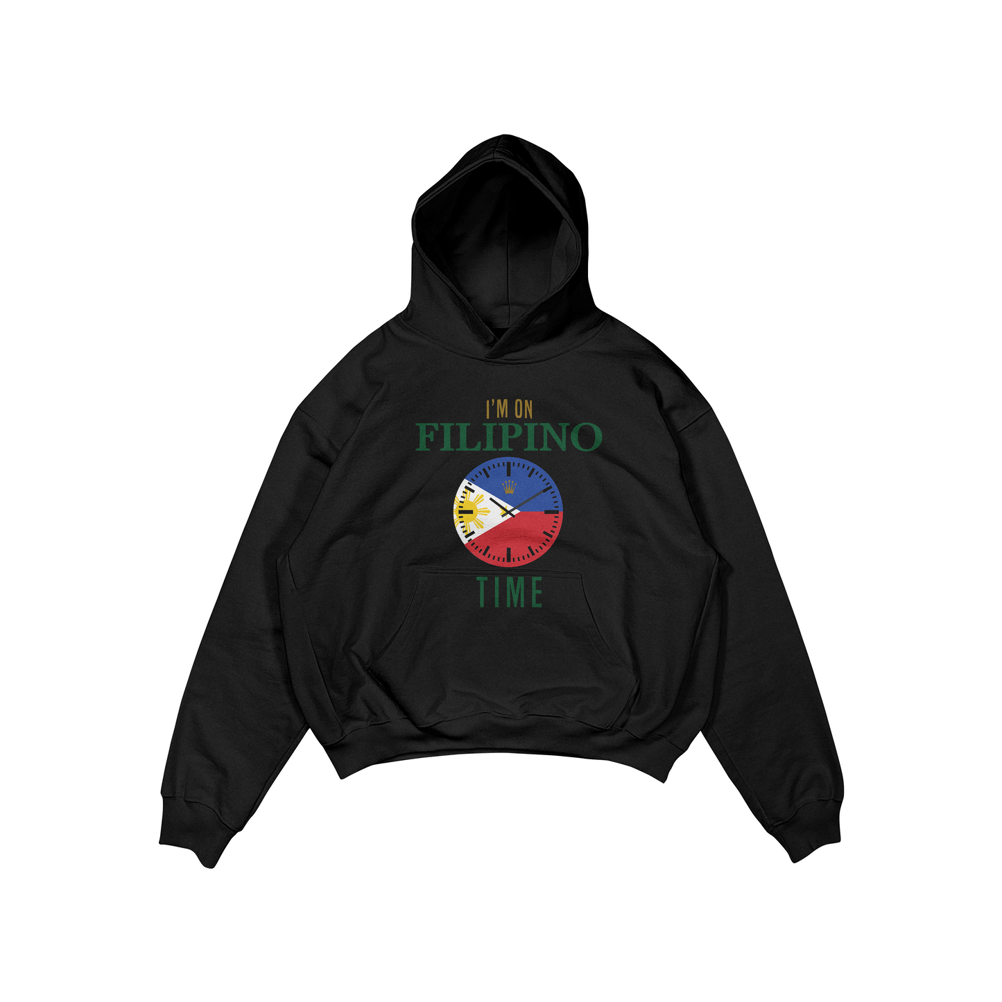 I’M ON FILIPINO TIME PULLOVER HOODIE