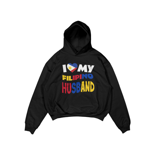 I LOVE MY FILIPINO HUSBAND – PULLOVER HOODIE