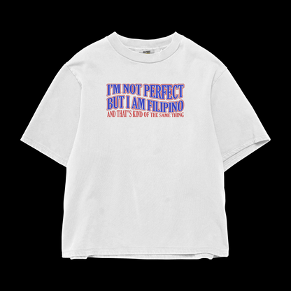 I’M NOT PERFECT BUT I AM FILIPINO T-SHIRT