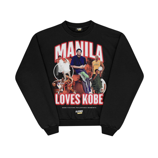 KOBE LOVES MANILA – PULLOVER CREWNECK SWEATSHIRT