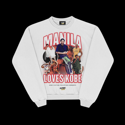 KOBE LOVES MANILA – PULLOVER CREWNECK SWEATSHIRT