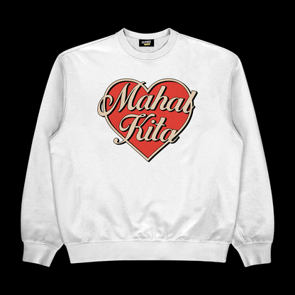 MAHAL KITA LOVE HEART - PULLOVER CREWNECK SWEATSHIRT