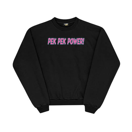 PEK PEK POWER PULLOVER CREWNECK