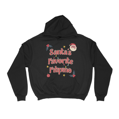 SANTA'S FAVORITE FILIPINO - PULLOVER HOODIE