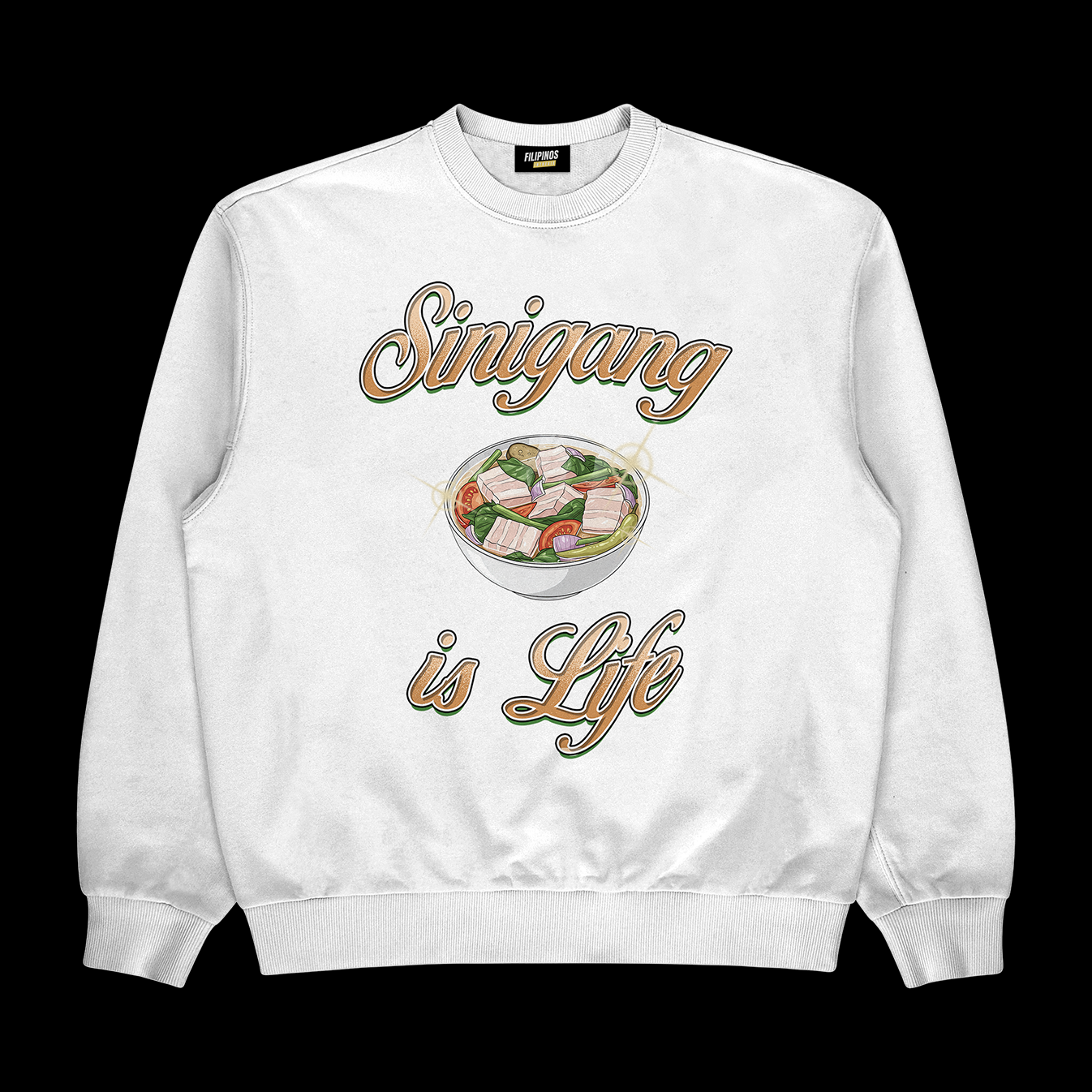 SINIGANG IS LIFE - PULLOVER CREWNECK SWEATSHIRT