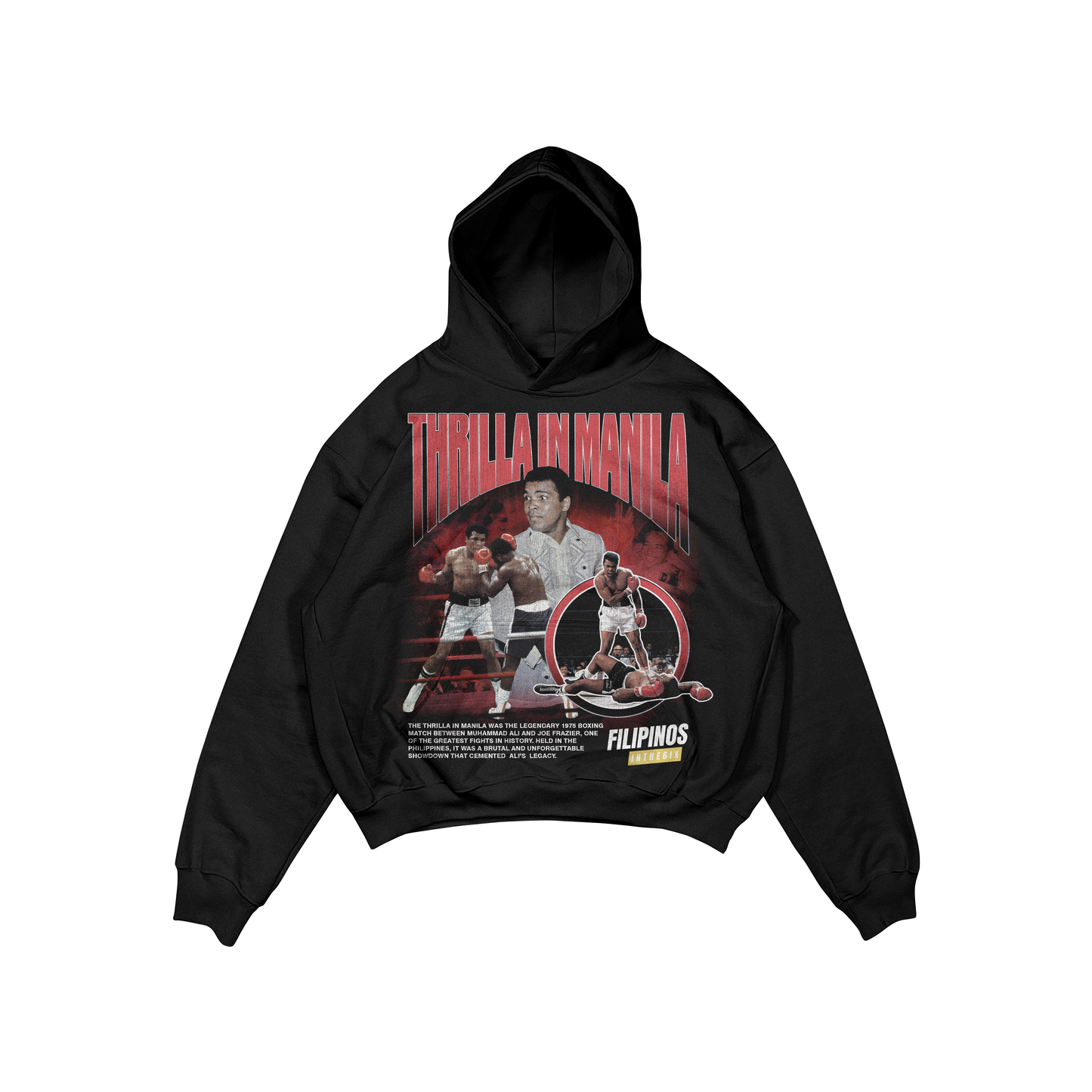 THRILLA IN MANILA X MUHAMMAD ALI – PULLOVER HOODIE