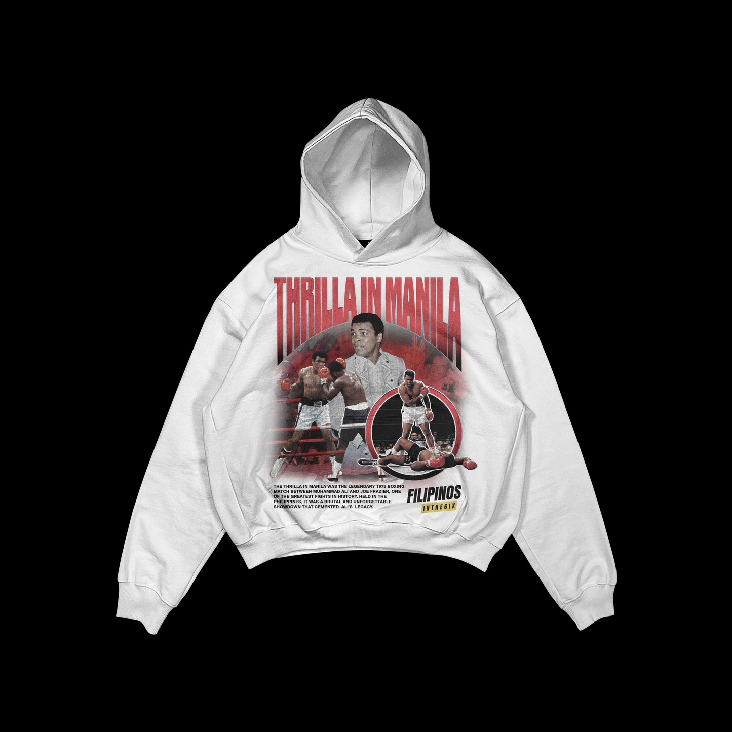 THRILLA IN MANILA X MUHAMMAD ALI – PULLOVER HOODIE