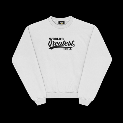 WORLD’S GREATEST LOLA PULLOVER CREWNECK