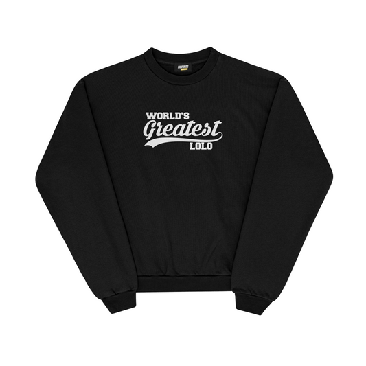 WORLD’S GREATEST LOLO PULLOVER CREWNECK